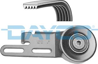 Dayco KPV034 - Поликлиновый ременный комплект www.autospares.lv