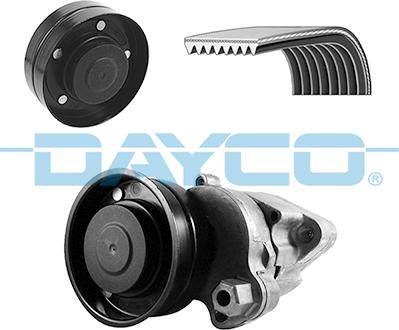 Dayco KPV104HD - Ķīļrievu siksnu komplekts www.autospares.lv