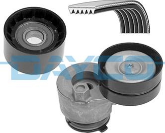 Dayco KPV184 - Поликлиновый ременный комплект www.autospares.lv