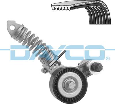 Dayco KPV1225 - V-Ribbed Belt Set www.autospares.lv