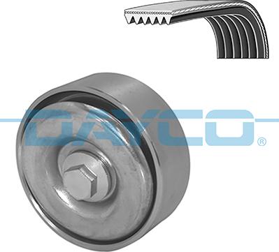 Dayco KPV890 - Поликлиновый ременный комплект www.autospares.lv