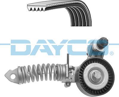 Dayco KPV344 - Поликлиновый ременный комплект www.autospares.lv