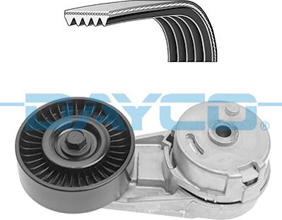 Dayco KPV346 - Ķīļrievu siksnu komplekts www.autospares.lv