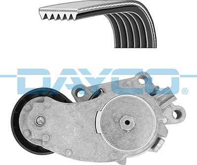 Dayco KPV343 - Поликлиновый ременный комплект www.autospares.lv