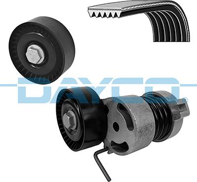 Dayco KPV350 - Поликлиновый ременный комплект www.autospares.lv