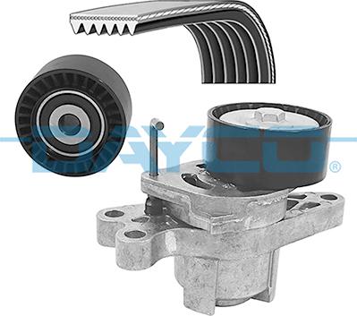 Dayco KPV362 - Поликлиновый ременный комплект www.autospares.lv