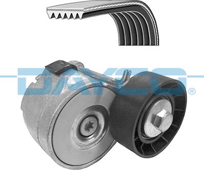 Dayco KPV292 - Поликлиновый ременный комплект www.autospares.lv