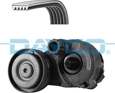 Dayco KPV259 - Поликлиновый ременный комплект www.autospares.lv