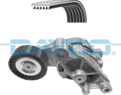 Dayco KPV252 - Поликлиновый ременный комплект www.autospares.lv