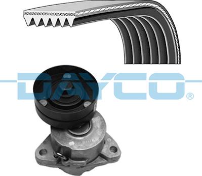 Dayco KPV265 - Поликлиновый ременный комплект www.autospares.lv