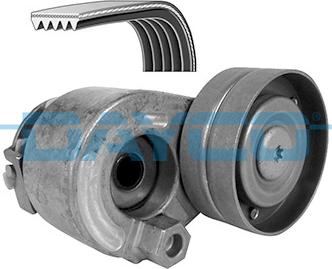 Dayco KPV203 - Поликлиновый ременный комплект www.autospares.lv