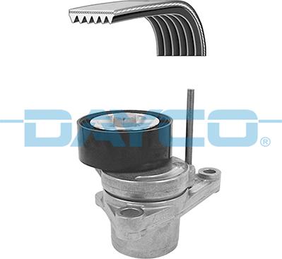 Dayco KPV289 - Поликлиновый ременный комплект www.autospares.lv