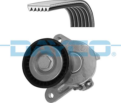 Dayco KPV288 - Поликлиновый ременный комплект www.autospares.lv