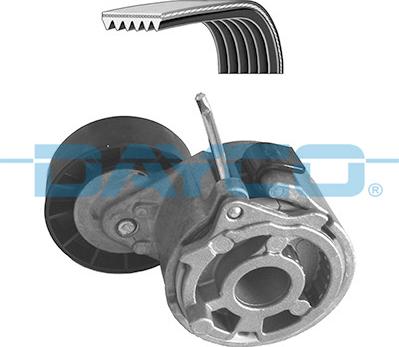 Dayco KPV235 - Поликлиновый ременный комплект www.autospares.lv