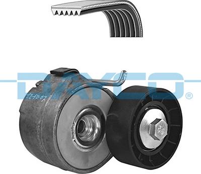 Dayco KPV233 - Поликлиновый ременный комплект www.autospares.lv