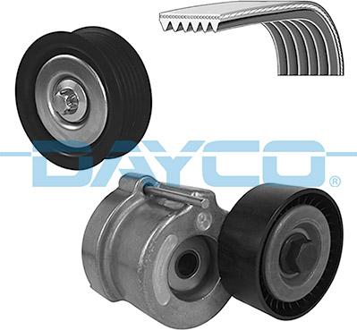 Dayco KPV794 - Ķīļrievu siksnu komplekts www.autospares.lv