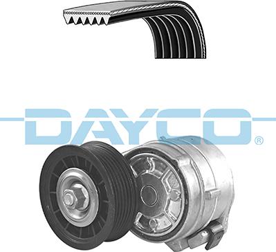 Dayco KPV745 - Поликлиновый ременный комплект www.autospares.lv