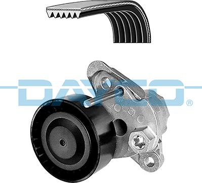 Dayco KPV741 - Поликлиновый ременный комплект www.autospares.lv