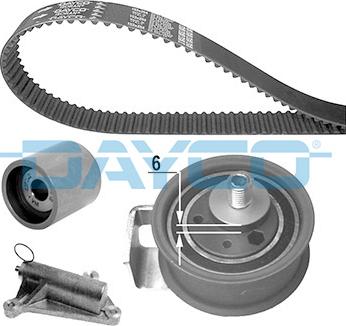 Dayco KTB405 - Timing Belt Set www.autospares.lv