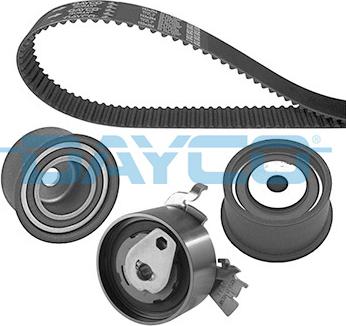 Dayco KTB584 - Комплект зубчатого ремня ГРМ www.autospares.lv