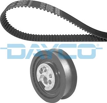 Dayco KTB155 - Комплект зубчатого ремня ГРМ www.autospares.lv