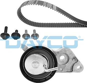 Dayco KTB286 - Комплект зубчатого ремня ГРМ www.autospares.lv