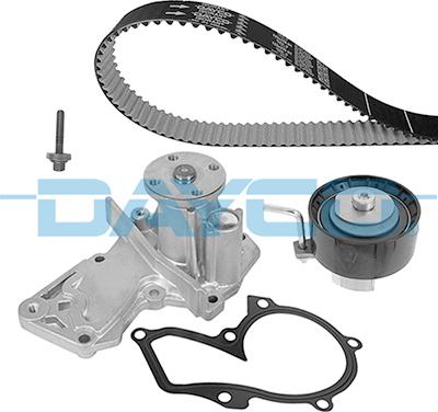 Dayco KTBWP9480 - Водяной насос + комплект зубчатого ремня ГРМ www.autospares.lv