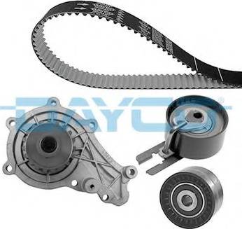 Dayco KTBWP4930 - Водяной насос + комплект зубчатого ремня ГРМ www.autospares.lv