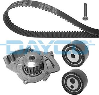 Dayco KTBWP4920 - Водяной насос + комплект зубчатого ремня ГРМ www.autospares.lv