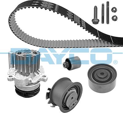 Dayco KTBWP4410 - Water Pump & Timing Belt Set www.autospares.lv