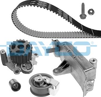 Dayco KTBWP4150 - Водяной насос + комплект зубчатого ремня ГРМ www.autospares.lv