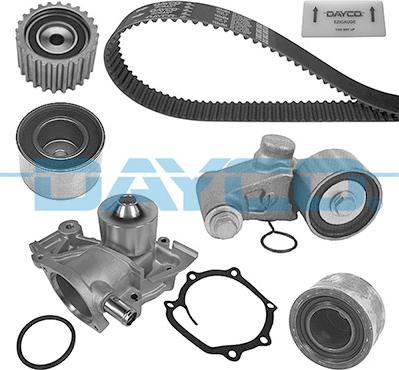 Dayco KTBWP5531 - Water Pump & Timing Belt Set www.autospares.lv