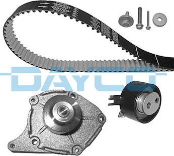 Dayco KTBWP5321 - Водяной насос + комплект зубчатого ремня ГРМ www.autospares.lv