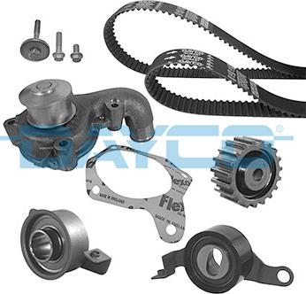 Dayco KTBWP142B2 - Water Pump & Timing Belt Set www.autospares.lv