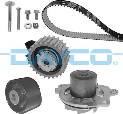 Dayco KTBWP8180 - Водяной насос + комплект зубчатого ремня ГРМ www.autospares.lv