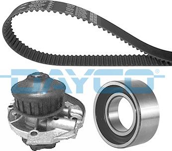 Dayco KTBWP3040 - Водяной насос + комплект зубчатого ремня ГРМ www.autospares.lv