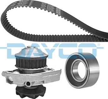 Dayco KTBWP2910 - Водяной насос + комплект зубчатого ремня ГРМ www.autospares.lv