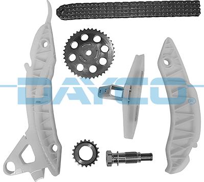 Dayco KTC1071 - Комплект цепи привода распредвала www.autospares.lv