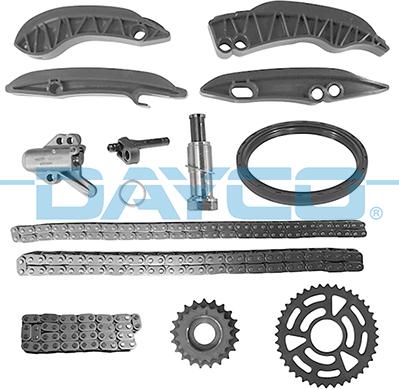 Dayco KTC1100 - Sadales vārpstas piedziņas ķēdes komplekts www.autospares.lv