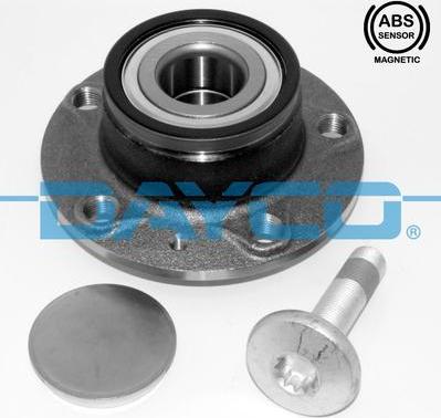 Dayco KWD1005 - Подшипник ступицы колеса, комплект www.autospares.lv