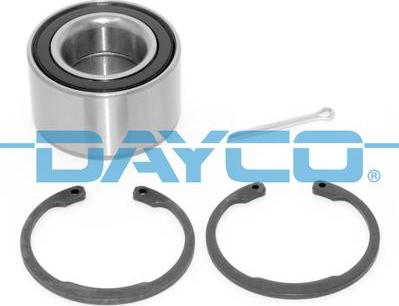 Dayco KWD1072 - Wheel hub, bearing Kit www.autospares.lv