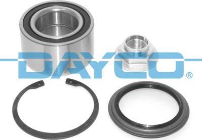 Dayco KWD1354 - Подшипник ступицы колеса, комплект www.autospares.lv