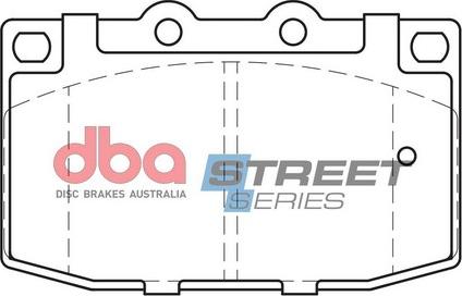 DBA Australia DB416SS - Bremžu uzliku kompl., Disku bremzes www.autospares.lv