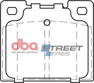 DBA Australia DB538SS - Bremžu uzliku kompl., Disku bremzes www.autospares.lv