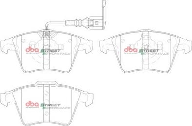 DBA Australia DB1947SP - Augstas veiktspējas bremžu uzliku komplekts www.autospares.lv