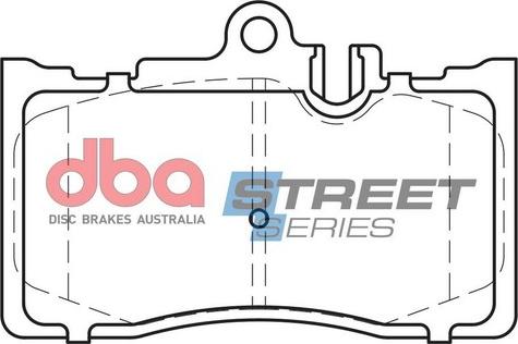 DBA Australia DB1496SS - Bremžu uzliku kompl., Disku bremzes www.autospares.lv