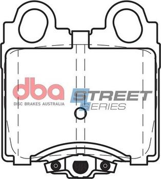 DBA Australia DB1416SS - Bremžu uzliku kompl., Disku bremzes www.autospares.lv