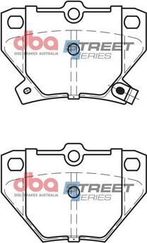 DBA Australia DB1429SS - Bremžu uzliku kompl., Disku bremzes www.autospares.lv