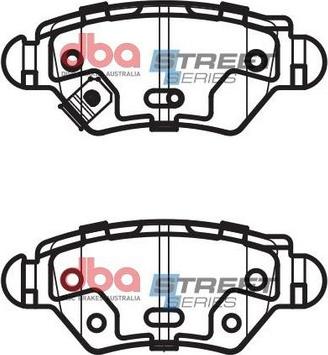 DBA Australia DB1425SS - Bremžu uzliku kompl., Disku bremzes www.autospares.lv