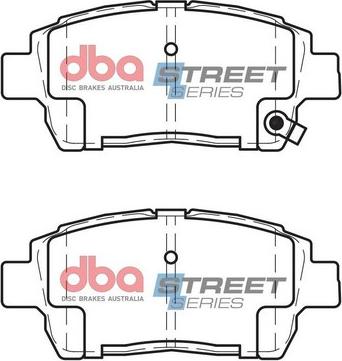 DBA Australia DB1422SS - Bremžu uzliku kompl., Disku bremzes www.autospares.lv